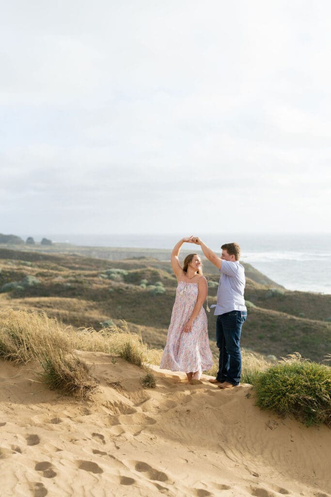montana de oro engagement photos