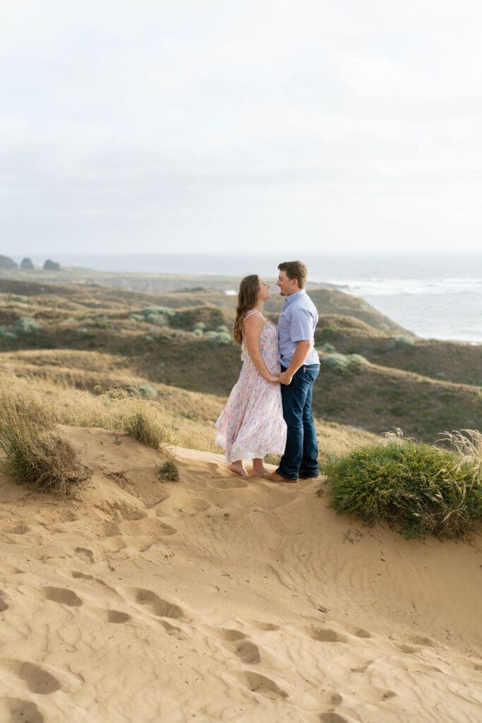 montana de oro engagement photos